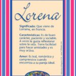 Descubre el bello significado del nombre Lorena y su origen